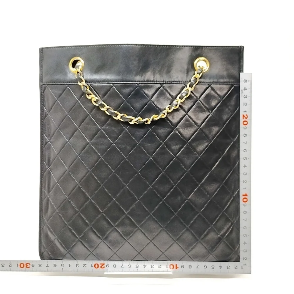 Chanel Black Lamb Skin Hand Bag - Picture 2 of 9